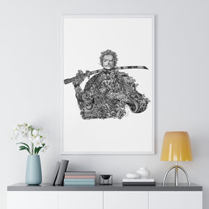ZORO BLACK & WHITE FRAMED POSTER ZORO BLACK & WHITE FRAMED POSTER