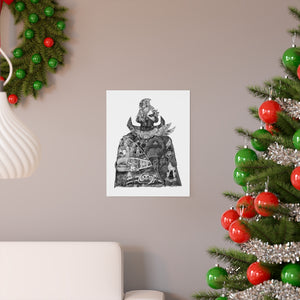 SANJI BLACK & WHITE POSTER SANJI BLACK & WHITE POSTER