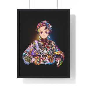 TANJIRO COLOR FRAMED POSTER TANJIRO COLOR FRAMED POSTER