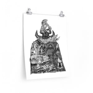 SANJI BLACK & WHITE POSTER SANJI BLACK & WHITE POSTER