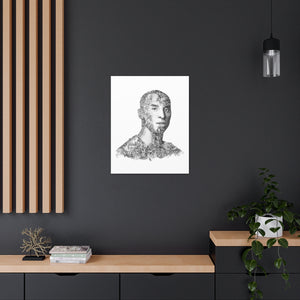 KOBE BRYANT BLACK & WHITE CANVAS KOBE BRYANT BLACK & WHITE CANVAS