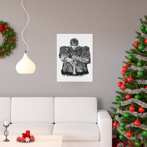 GUTS BLACK & WHITE POSTER GUTS BLACK & WHITE POSTER