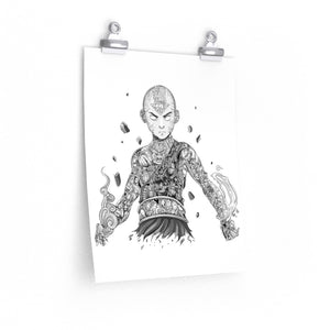 AANG BLACK & WHITE POSTER AANG BLACK & WHITE POSTER