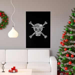 MUGIWARA JOLLY ROGER BLACK & WHITE POSTER MUGIWARA JOLLY ROGER BLACK & WHITE POSTER