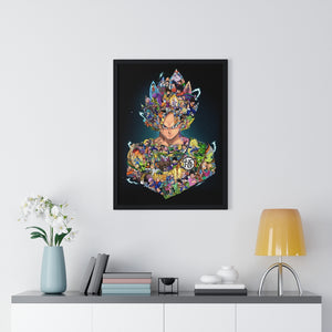 GOKU COLOR FRAMED POSTER GOKU COLOR FRAMED POSTER