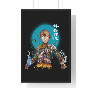 AANG COLOR FRAMED POSTER AANG COLOR FRAMED POSTER