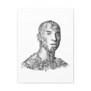 KOBE BRYANT BLACK & WHITE CANVAS KOBE BRYANT BLACK & WHITE CANVAS