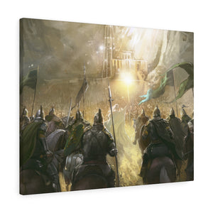 BATTLE OF HELM'S DEEP CANVAS BATTLE OF HELM'S DEEP CANVAS