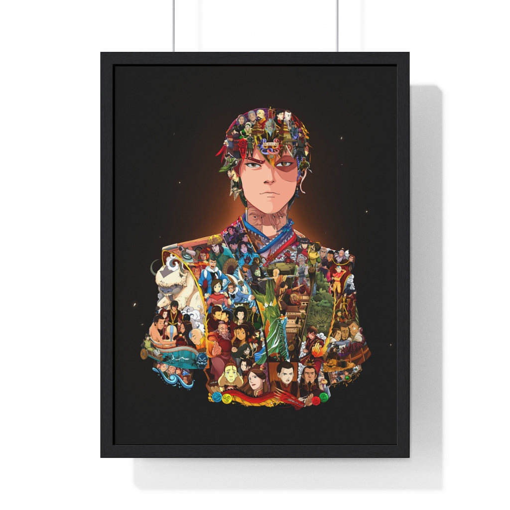 Zuko Color Pattern ZUKO COLOR FRAMED POSTER