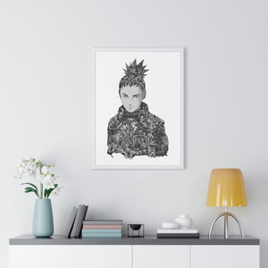 SHIKAMARU BLACK & WHITE FRAMED POSTER SHIKAMARU BLACK & WHITE FRAMED POSTER