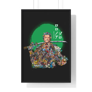 ZORO COLOR FRAMED POSTER ZORO COLOR FRAMED POSTER