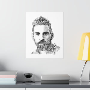 MESSI BLACK & WHITE POSTER MESSI BLACK & WHITE POSTER