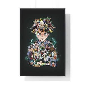 DEKU COLOR FRAMED POSTER DEKU COLOR FRAMED POSTER