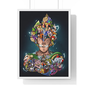 VEGETA COLOR FRAMED POSTER VEGETA COLOR FRAMED POSTER