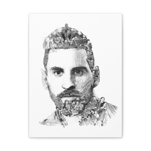 MESSI BLACK & WHITE CANVAS MESSI BLACK & WHITE CANVAS
