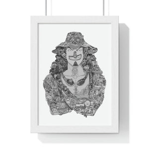 USOPP BLACK & WHITE FRAMED POSTER USOPP BLACK & WHITE FRAMED POSTER