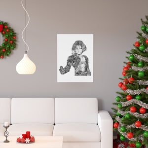 EDWARD ELRIC BLACK & WHITE POSTER EDWARD ELRIC BLACK & WHITE POSTER