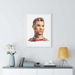 RONALDO COLOR FRAMED POSTER RONALDO COLOR FRAMED POSTER