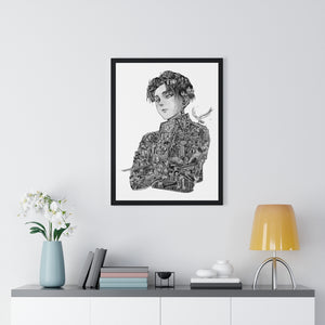 LEVI BLACK & WHITE FRAMED POSTER LEVI BLACK & WHITE FRAMED POSTER