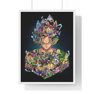 GOKU COLOR FRAMED POSTER GOKU COLOR FRAMED POSTER