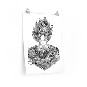 GOKU BLACK & WHITE POSTER GOKU BLACK & WHITE POSTER