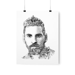 MESSI BLACK & WHITE POSTER MESSI BLACK & WHITE POSTER