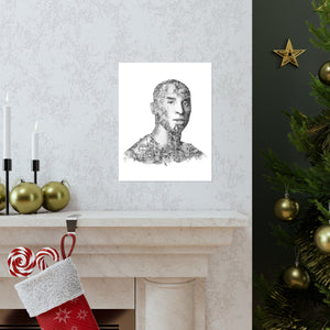 KOBE BRYANT BLACK & WHITE POSTER KOBE BRYANT BLACK & WHITE POSTER