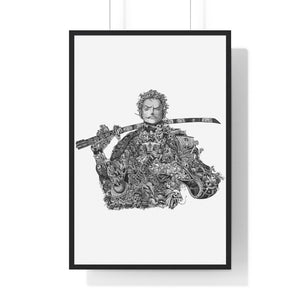 ZORO BLACK & WHITE FRAMED POSTER ZORO BLACK & WHITE FRAMED POSTER