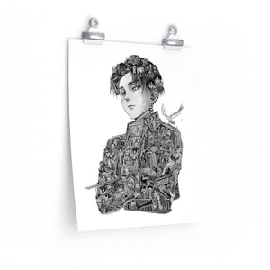 LEVI BLACK & WHITE POSTER LEVI BLACK & WHITE POSTER