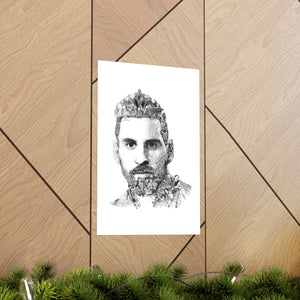 MESSI BLACK & WHITE POSTER MESSI BLACK & WHITE POSTER