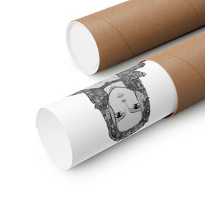 ROBIN BLACK & WHITE POSTER ROBIN BLACK & WHITE POSTER