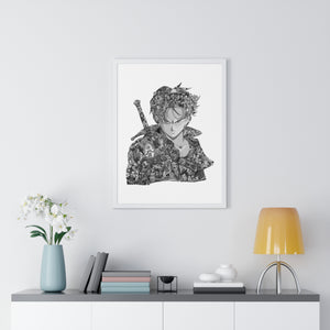 TRUNKS BLACK & WHITE FRAMED POSTER TRUNKS BLACK & WHITE FRAMED POSTER