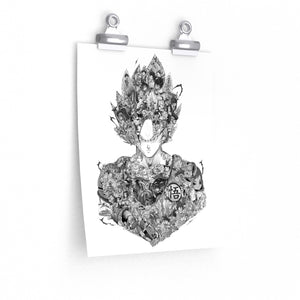 GOKU BLACK & WHITE POSTER GOKU BLACK & WHITE POSTER