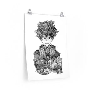 DEKU BLACK & WHITE POSTER DEKU BLACK & WHITE POSTER