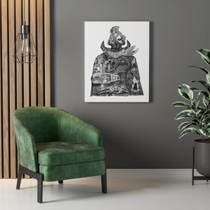 SANJI BLACK & WHITE CANVAS SANJI BLACK & WHITE CANVAS