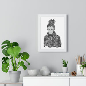 SHIKAMARU BLACK & WHITE FRAMED POSTER SHIKAMARU BLACK & WHITE FRAMED POSTER