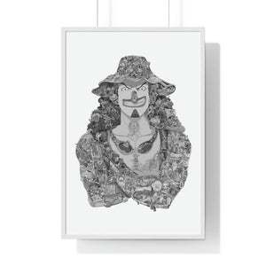 USOPP BLACK & WHITE FRAMED POSTER USOPP BLACK & WHITE FRAMED POSTER