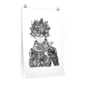 NATSU BLACK & WHITE POSTER NATSU BLACK & WHITE POSTER