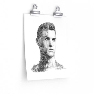 RONALDO BLACK & WHITE POSTER RONALDO BLACK & WHITE POSTER
