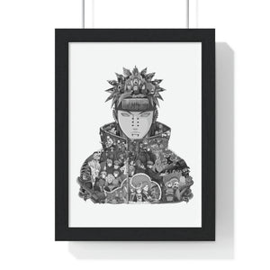 PAIN BLACK & WHITE FRAMED POSTER PAIN BLACK & WHITE FRAMED POSTER