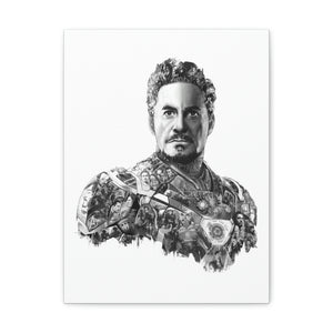 IRON MAN BLACK & WHITE CANVAS IRON MAN BLACK & WHITE CANVAS