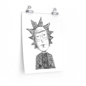 RICK BLACK & WHITE POSTER RICK BLACK & WHITE POSTER