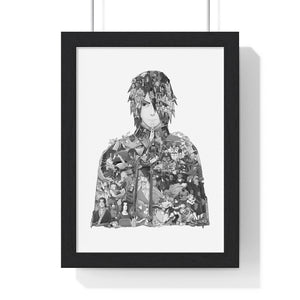 SASUKE BLACK & WHITE FRAMED POSTER SASUKE BLACK & WHITE FRAMED POSTER