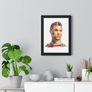 RONALDO COLOR FRAMED POSTER RONALDO COLOR FRAMED POSTER