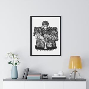 GUTS BLACK & WHITE FRAMED POSTER GUTS BLACK & WHITE FRAMED POSTER