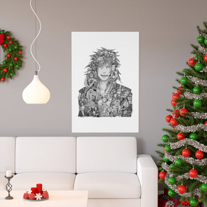 JIRAIYA BLACK & WHITE POSTER JIRAIYA BLACK & WHITE POSTER