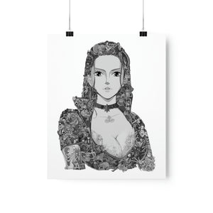 ROBIN BLACK & WHITE POSTER ROBIN BLACK & WHITE POSTER