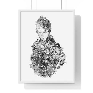 SAITAMA BLACK & WHITE FRAMED POSTER SAITAMA BLACK & WHITE FRAMED POSTER