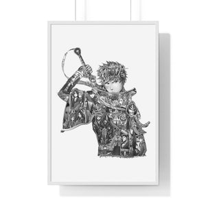 ICHIGO BLACK & WHITE FRAMED POSTER ICHIGO BLACK & WHITE FRAMED POSTER