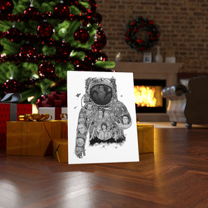 ASTRONAUT BLACK & WHITE CANVAS ASTRONAUT BLACK & WHITE CANVAS